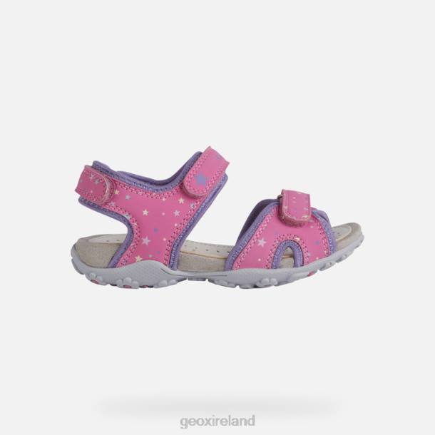 Geox 0ZTB1040 Fuchsia/Lilac Roxanne Girl