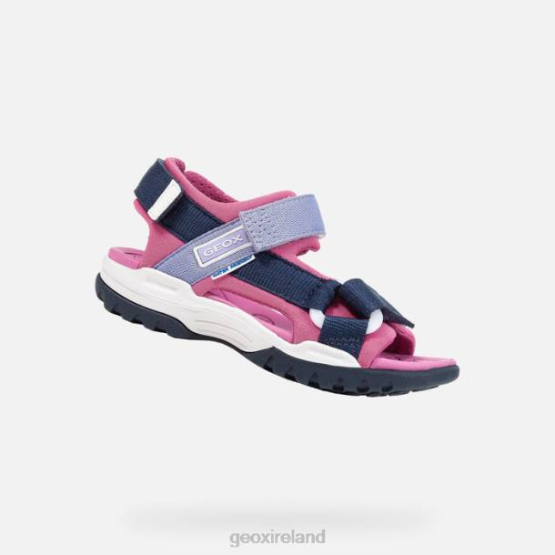 Geox 0ZTB1043 Navy/Fuchsia Borealis Girl