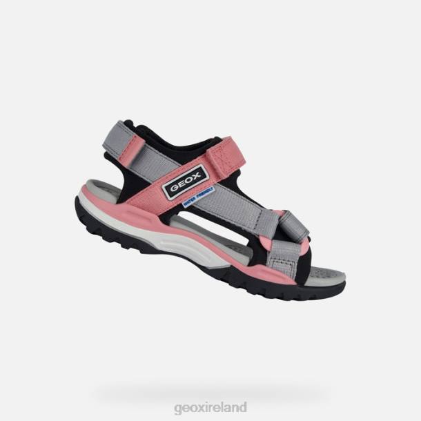 Geox 0ZTB1045 Black/Grey Borealis Girl