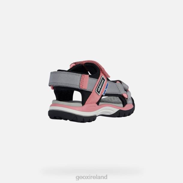 Geox 0ZTB1045 Black/Grey Borealis Girl