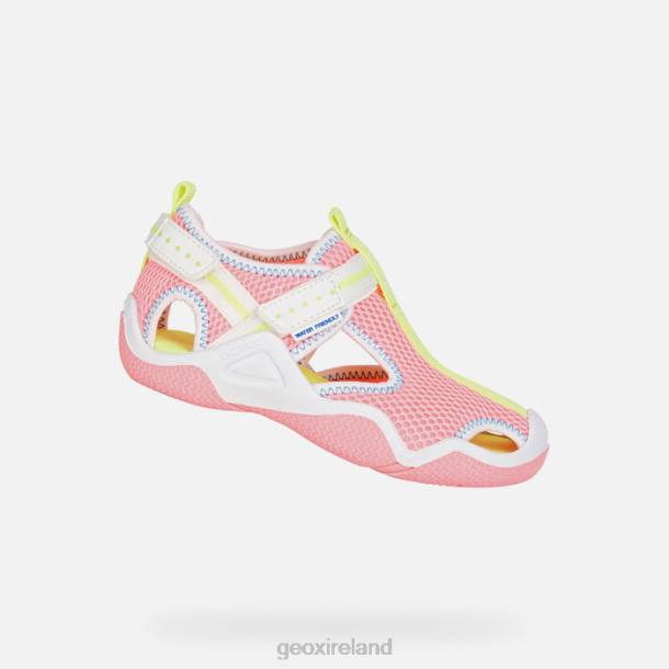 Geox 0ZTB1047 Fluo Fuchsia/White Wader Junior
