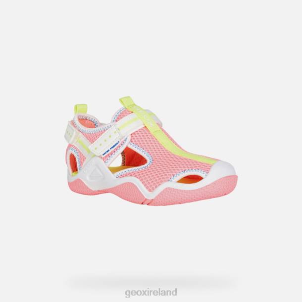 Geox 0ZTB1047 Fluo Fuchsia/White Wader Junior