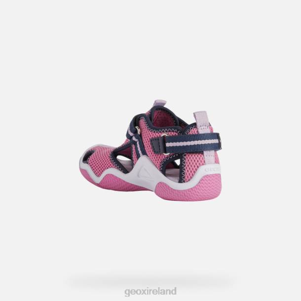 Geox 0ZTB1050 Fuchsia/Navy Wader Junior