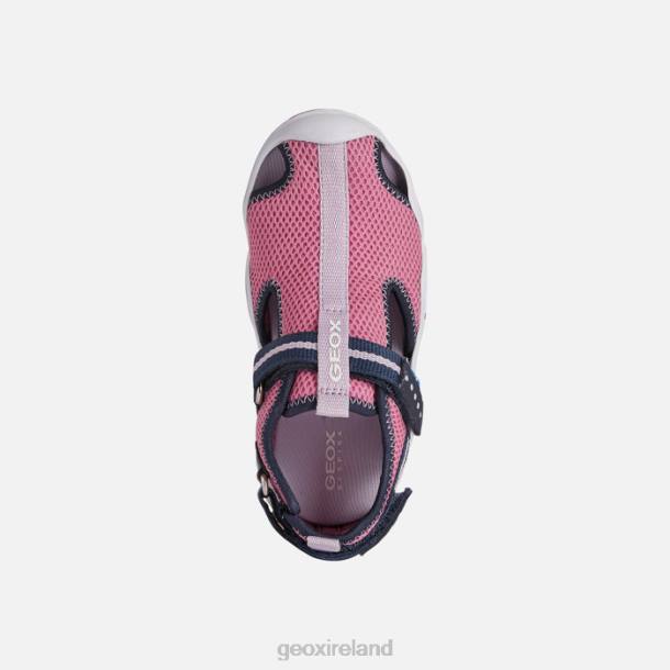 Geox 0ZTB1050 Fuchsia/Navy Wader Junior