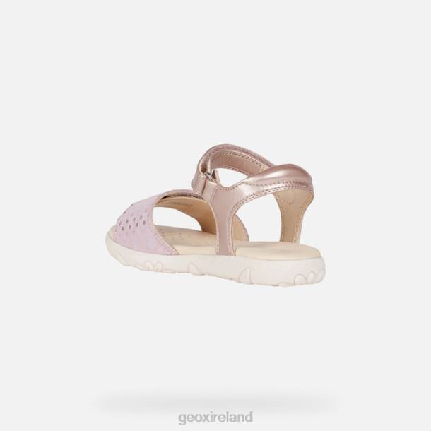 Geox 0ZTB1059 Antique Rose Sandal Haiti Girl