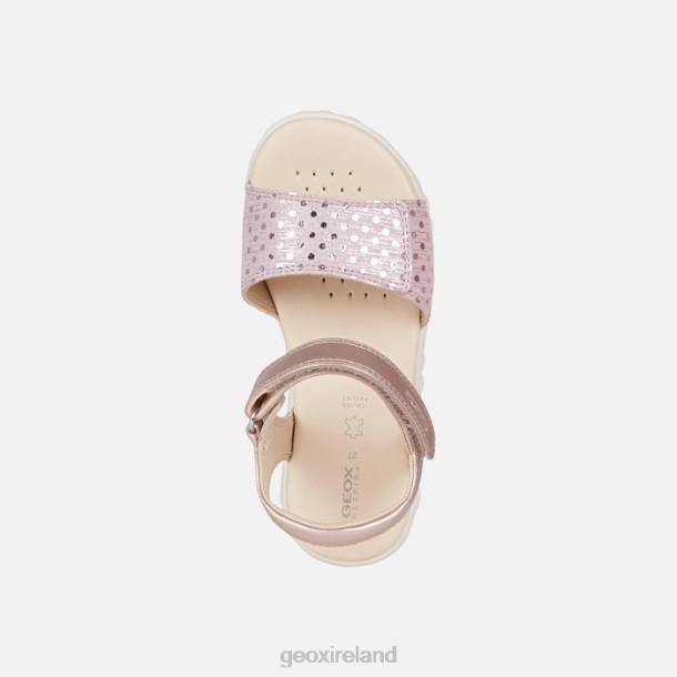 Geox 0ZTB1059 Antique Rose Sandal Haiti Girl