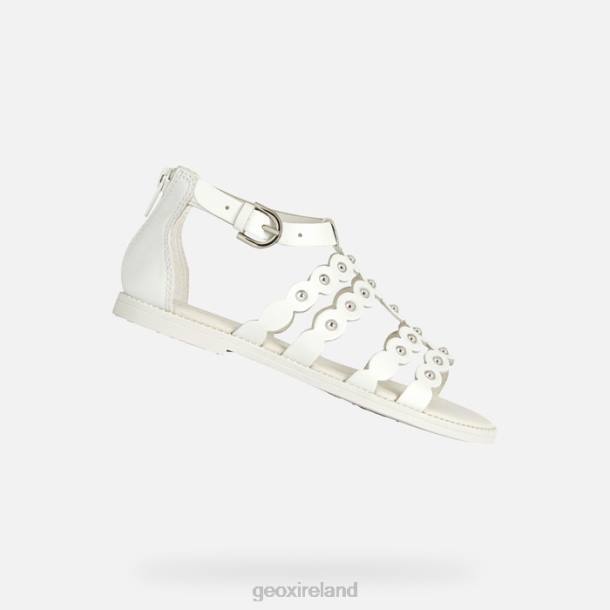 Geox 0ZTB1105 White Sandal Karly Girl