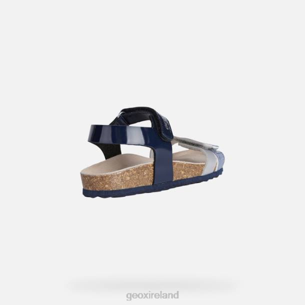 Geox 0ZTB1122 Navy/Silver Adriel Girl