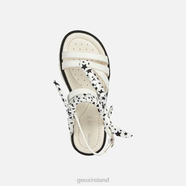 Geox 0ZTB1139 White Sandal Starblush Girl