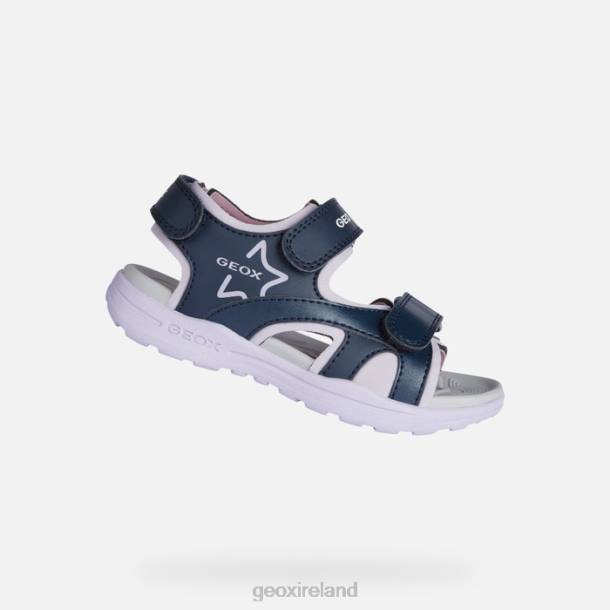 Geox 0ZTB1141 Navy/Orchid Vaniett Girl