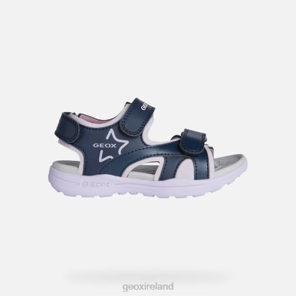 Geox 0ZTB1141 Navy/Orchid Vaniett Girl