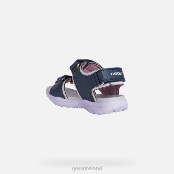 Geox 0ZTB1141 Navy/Orchid Vaniett Girl