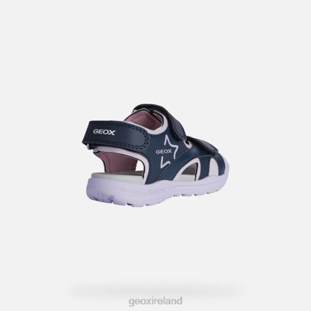 Geox 0ZTB1141 Navy/Orchid Vaniett Girl