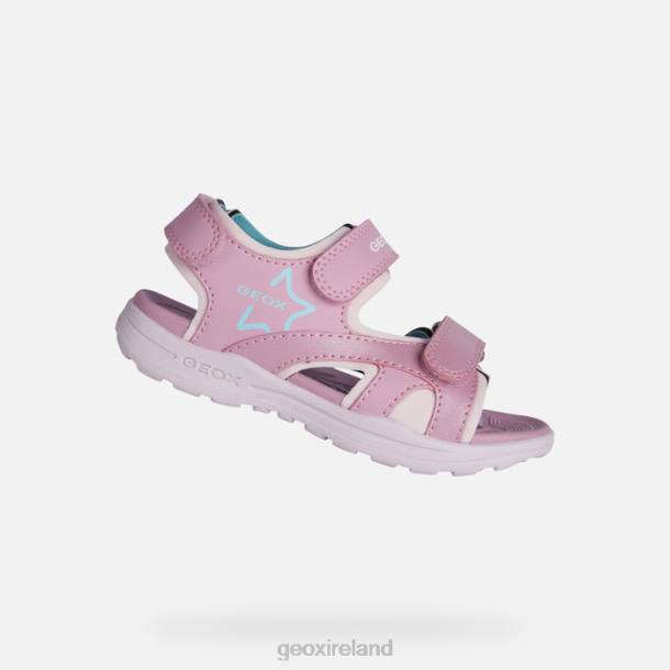 Geox 0ZTB1142 Pink/Aqua Vaniett Girl
