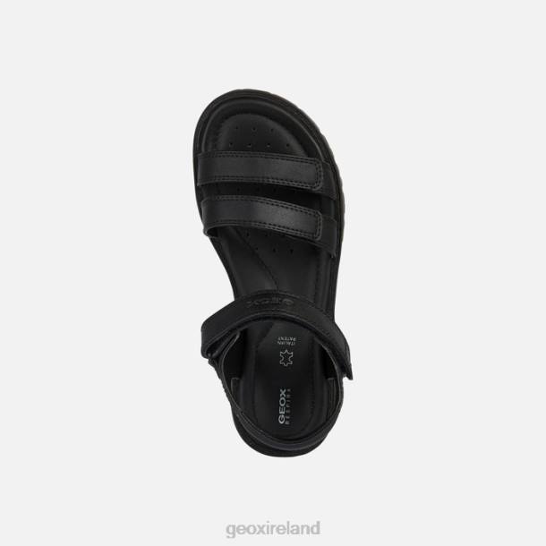 Geox 0ZTB1144 Black Sandal Starblush Girl