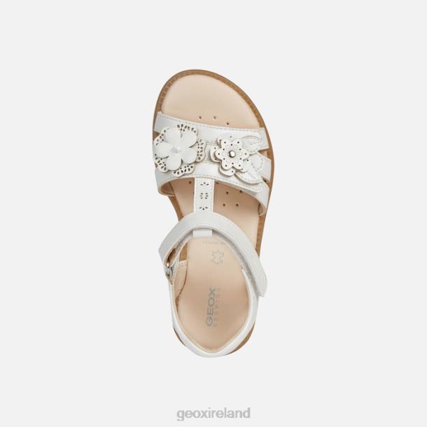 Geox 0ZTB1150 White Sandal Karly Girl