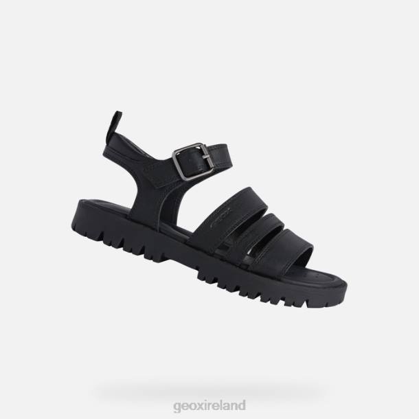 Geox 0ZTB1222 Black Sandal Starblush Girl