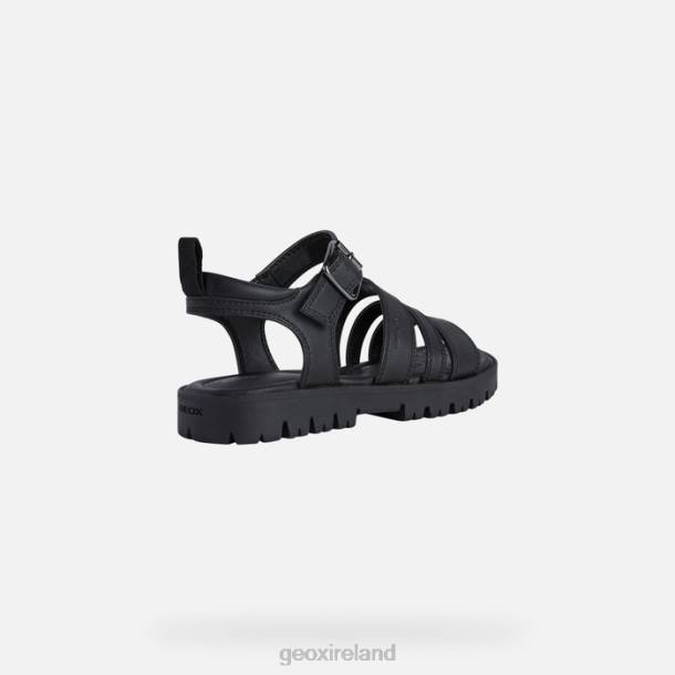 Geox 0ZTB1222 Black Sandal Starblush Girl