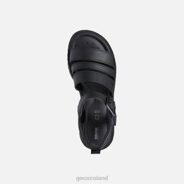 Geox 0ZTB1222 Black Sandal Starblush Girl