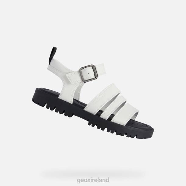 Geox 0ZTB1224 White Sandal Starblush Girl