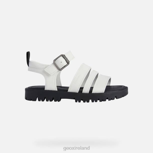 Geox 0ZTB1224 White Sandal Starblush Girl