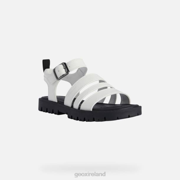 Geox 0ZTB1224 White Sandal Starblush Girl