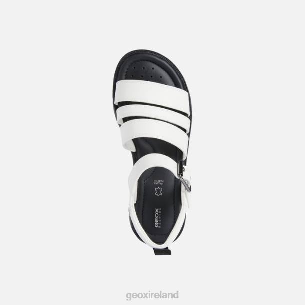 Geox 0ZTB1224 White Sandal Starblush Girl