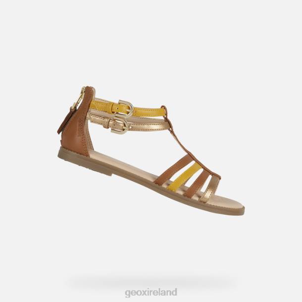 Geox 0ZTB1237 Caramel Sandal Karly Girl