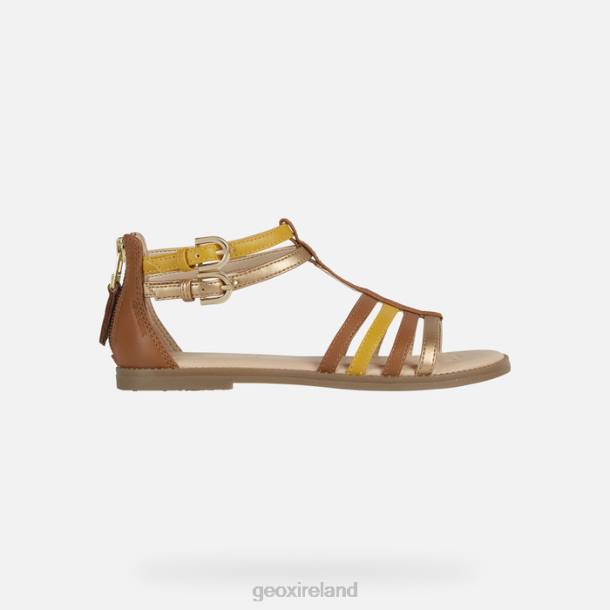 Geox 0ZTB1237 Caramel Sandal Karly Girl