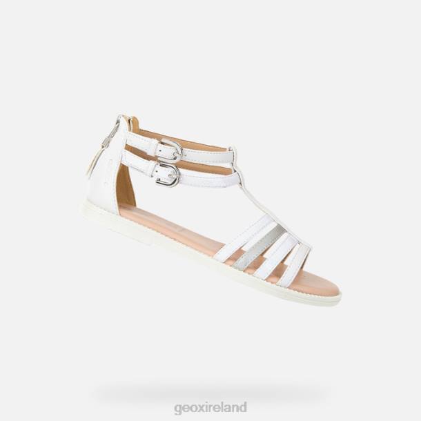 Geox 0ZTB1872 White Sandal Karly Girl
