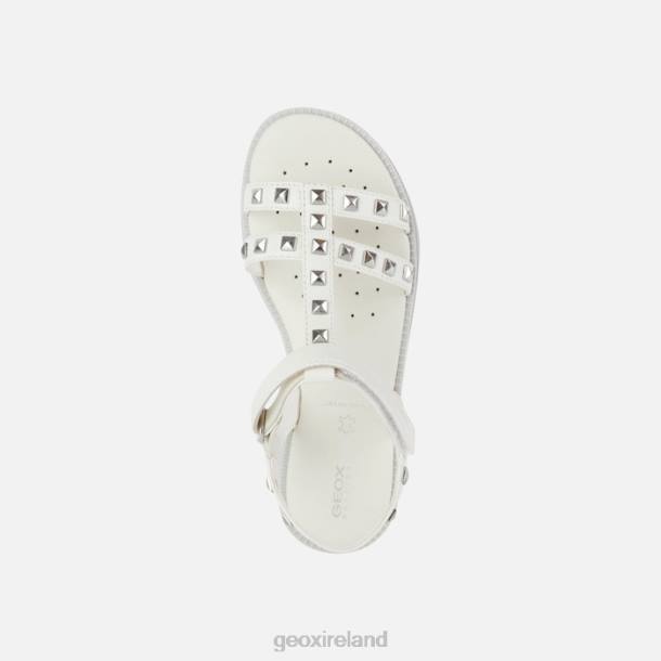 Geox 0ZTB1900 White Sandal Karly Girl