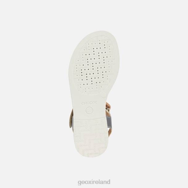 Geox 0ZTB1904 Silver Sandal Karly Girl