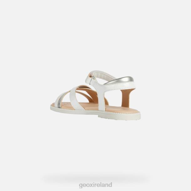 Geox 0ZTB1905 White Sandal Karly Girl