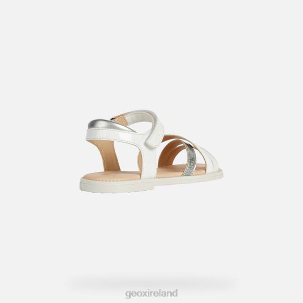 Geox 0ZTB1905 White Sandal Karly Girl