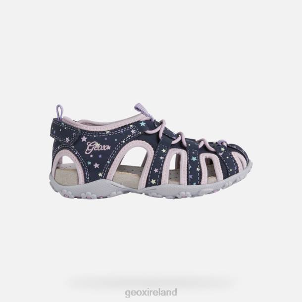 Geox 0ZTB5 Navy/Pink Roxanne Girl