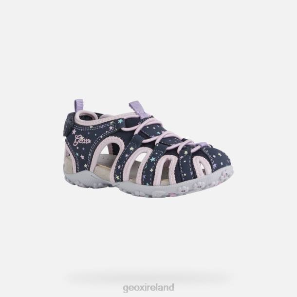 Geox 0ZTB5 Navy/Pink Roxanne Girl