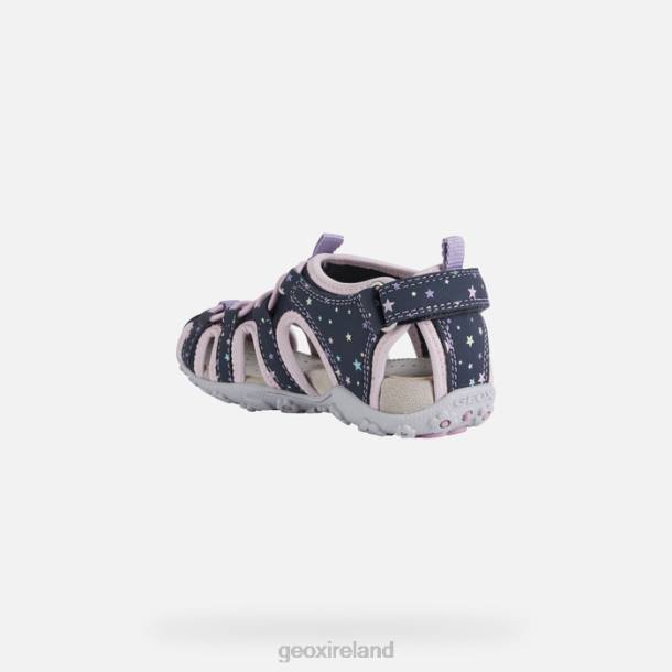 Geox 0ZTB5 Navy/Pink Roxanne Girl