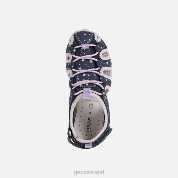 Geox 0ZTB5 Navy/Pink Roxanne Girl
