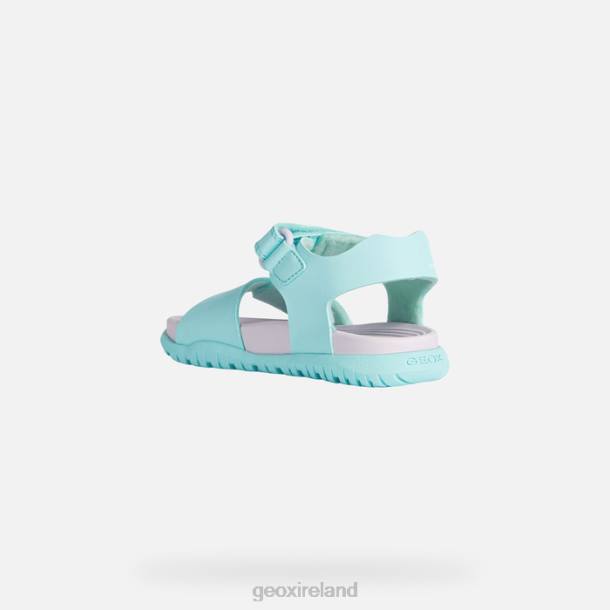 Geox 0ZTB992 Sea Green/Lilac Sandal Fusbetto Junior
