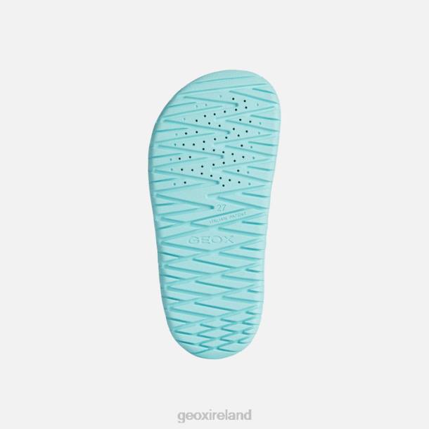 Geox 0ZTB992 Sea Green/Lilac Sandal Fusbetto Junior