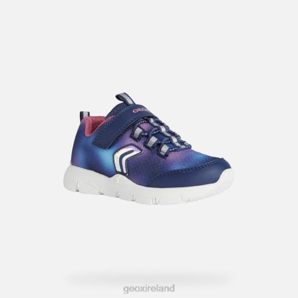 Geox 0ZTB1001 Navy/Fuchsia New Torque Girl