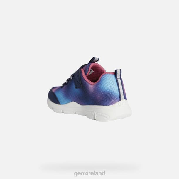 Geox 0ZTB1001 Navy/Fuchsia New Torque Girl