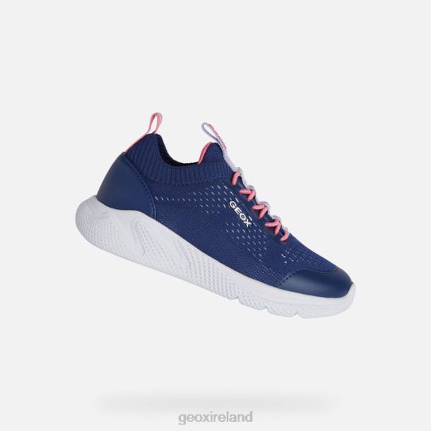 Geox 0ZTB1056 Navy/Fuchsia Sprintye Junior