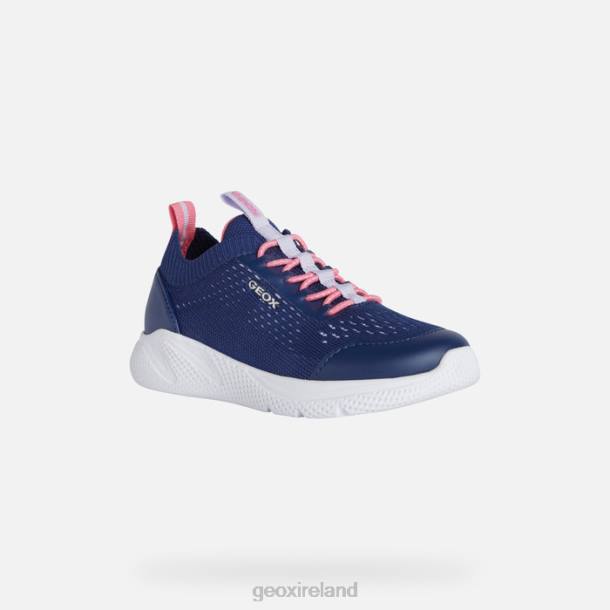 Geox 0ZTB1056 Navy/Fuchsia Sprintye Junior