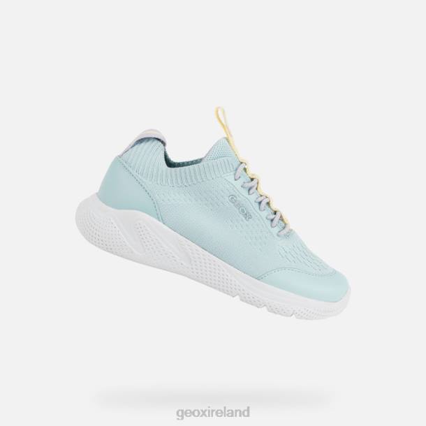 Geox 0ZTB1060 Sea Green/Lt Yellow Sprintye Junior