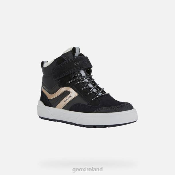 Geox 0ZTB1066 Black/Platinum Weemble Abx Junior