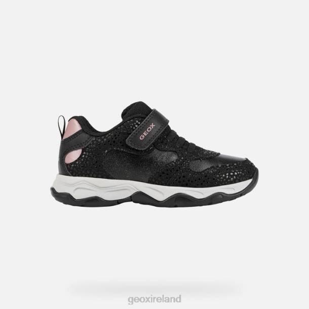 Geox 0ZTB1090 Black/Rose Calco Girl