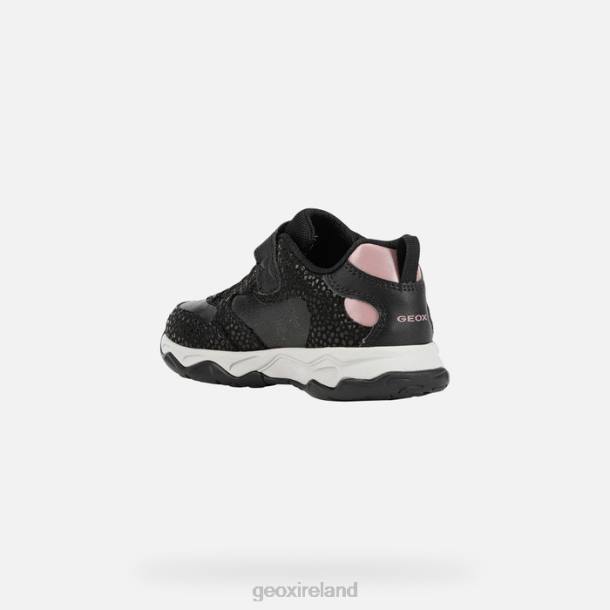 Geox 0ZTB1090 Black/Rose Calco Girl