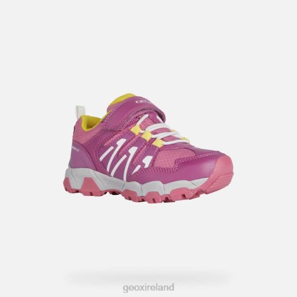 Geox 0ZTB1102 Fuchsia/Yellow Magnetar Girl