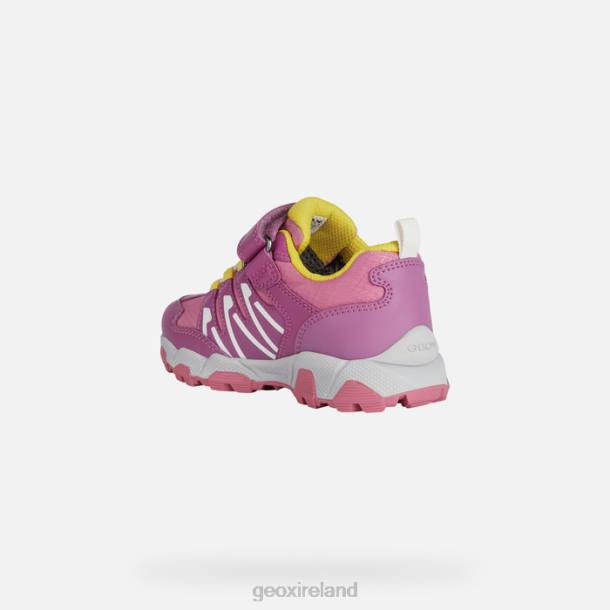 Geox 0ZTB1102 Fuchsia/Yellow Magnetar Girl